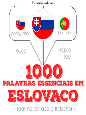 cover image of 1000 palavras essenciais em eslovaco